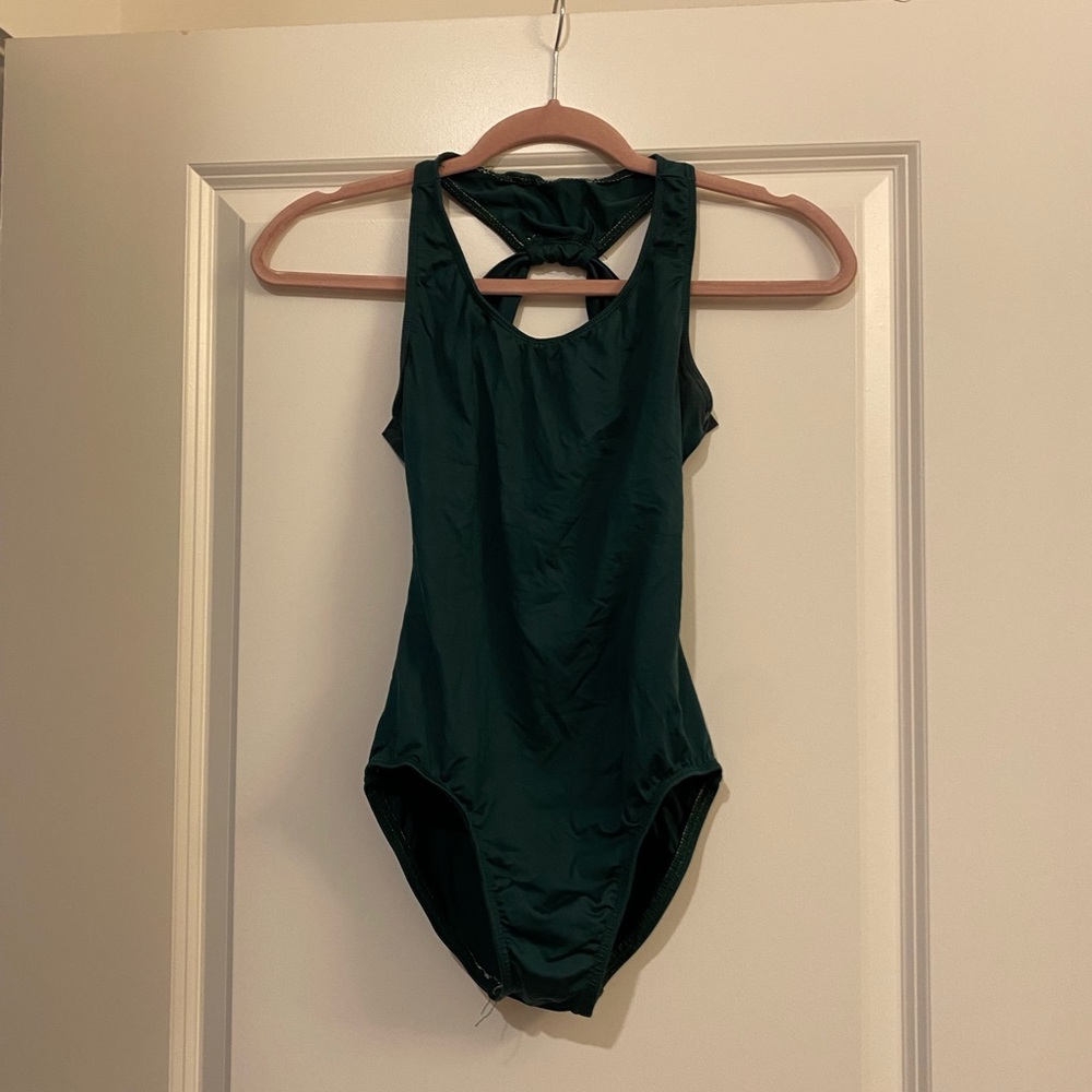 Dance Leotard - Hunter Green M